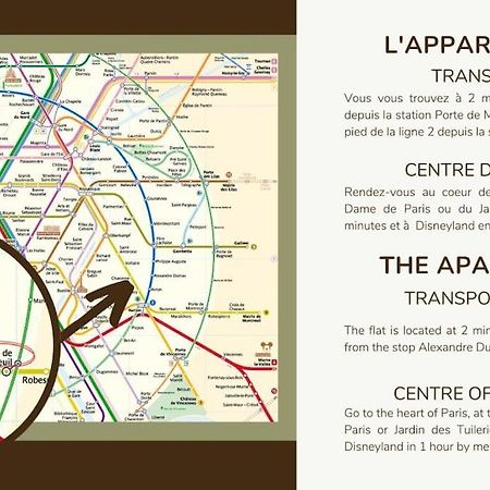 12.Appart 4Pers#1 Bedroom #Pere Lachaise #Nation باريس المظهر الخارجي الصورة